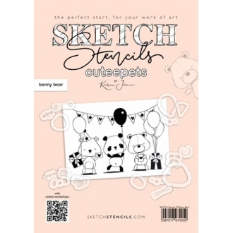 SKETCH Stencils Cuteepets...