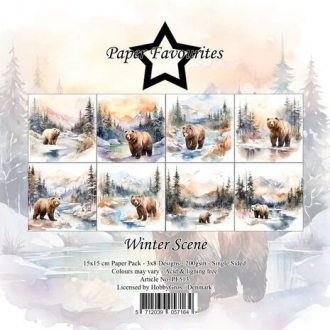 Winter Scene 6x6" Paper Pack - Paper Favourites