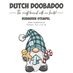 Rubber Stamp Gnome Koekmannetje - Dutch Doobadoo