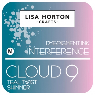 Teal Twist Shimmer Interference Ink Pad - Lisa Horton Crafts