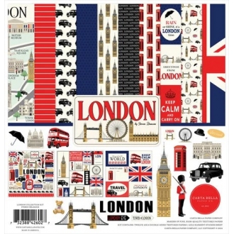 London 12x12" Collection Kit - Carta Bella