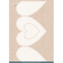 Stencil A4 - Card Deco Essentials - Blossom Blush - Blossom Blush Heart