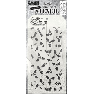 THS189 - Tiny Holly Tim Holtz Layering Stencil