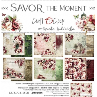 Savor the Moment - Paper Collection Set 30.5x30.5cm - Craft O' Clock