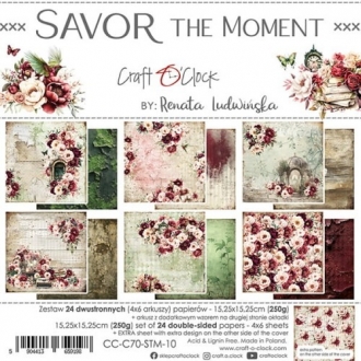 Savor the Moment - Paper Collection Set 15x15cm - Craft O' Clock