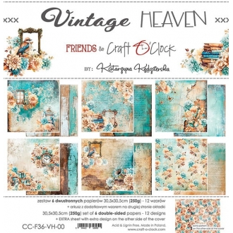 Vintage Heaven - Paper Collection Set 30.5x30.5cm - Craft O' Clock