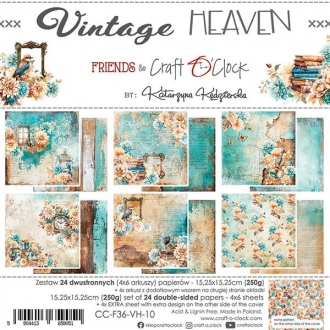 Vintage Heaven - Paper Collection Set 15x15cm - Craft O' Clock