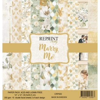 Marry Me 12x12" Paper Pack...