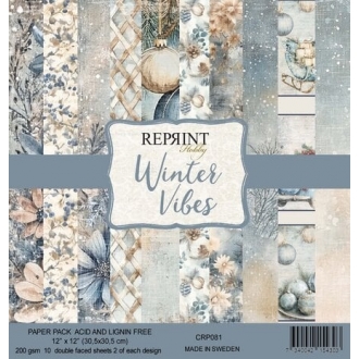 Winter Vibes 12x12" Paper Pack - Reprint