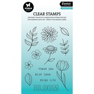 Clearstamp Bouquet Pop-up Essentials Nr.760 - Studio Light