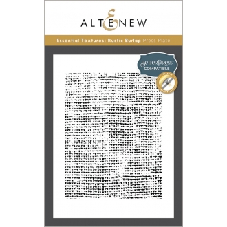 Rustic Burlap Press Plate/Foil Plate - Altenew