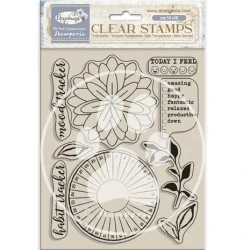 Create Happiness Dewdrops Clearstamps Habit Tracker - Stamperia