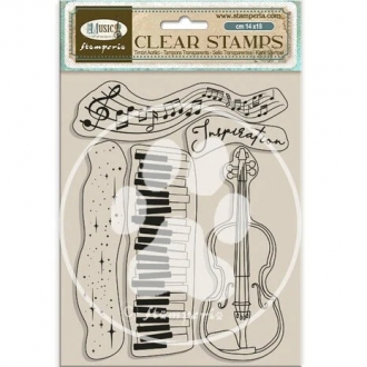 Music Clearstamps Violin -...