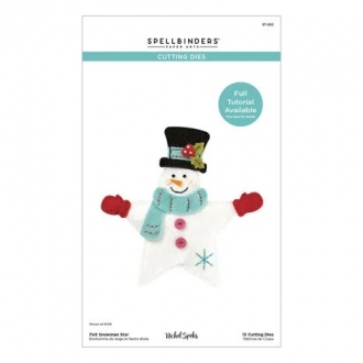 Felt Snowman Star Etched...