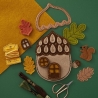 Felt Autumn Acorn House Etched Dies - Spellbinders