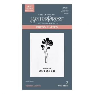 October Cosmos Press Plates...