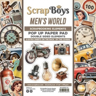 Men's World 6x6" Pop Up...