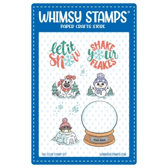 Winter Snowglobe Clearstamp...