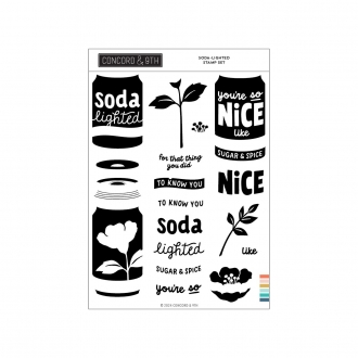 Soda-Lighted Clearstamp -...