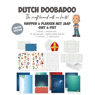 *Crafty Kit 007 - Knippen en Plakken met Jaap Sint en Piet - Dutch Doobadoo