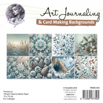 Art Journaling & Card Making Backgrounds Set 4 - Fairybells