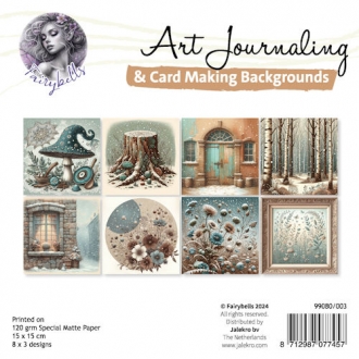 Art Journaling & Card Making Backgrounds Set 3 - Fairybells