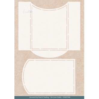 Stencil A5 - Card Deco Essentials - Mystic Winter Pocket