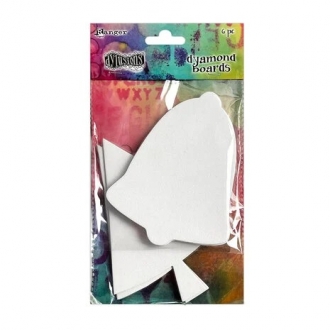 Dyan Reaveley Dylusions Dyamond Boards - Trees & Bells Large (6pcs)