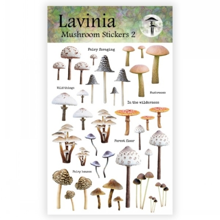 Mushroom Stickers 2 - Lavinia Stamps