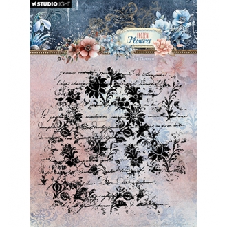 Clearstamp Icy flowers...